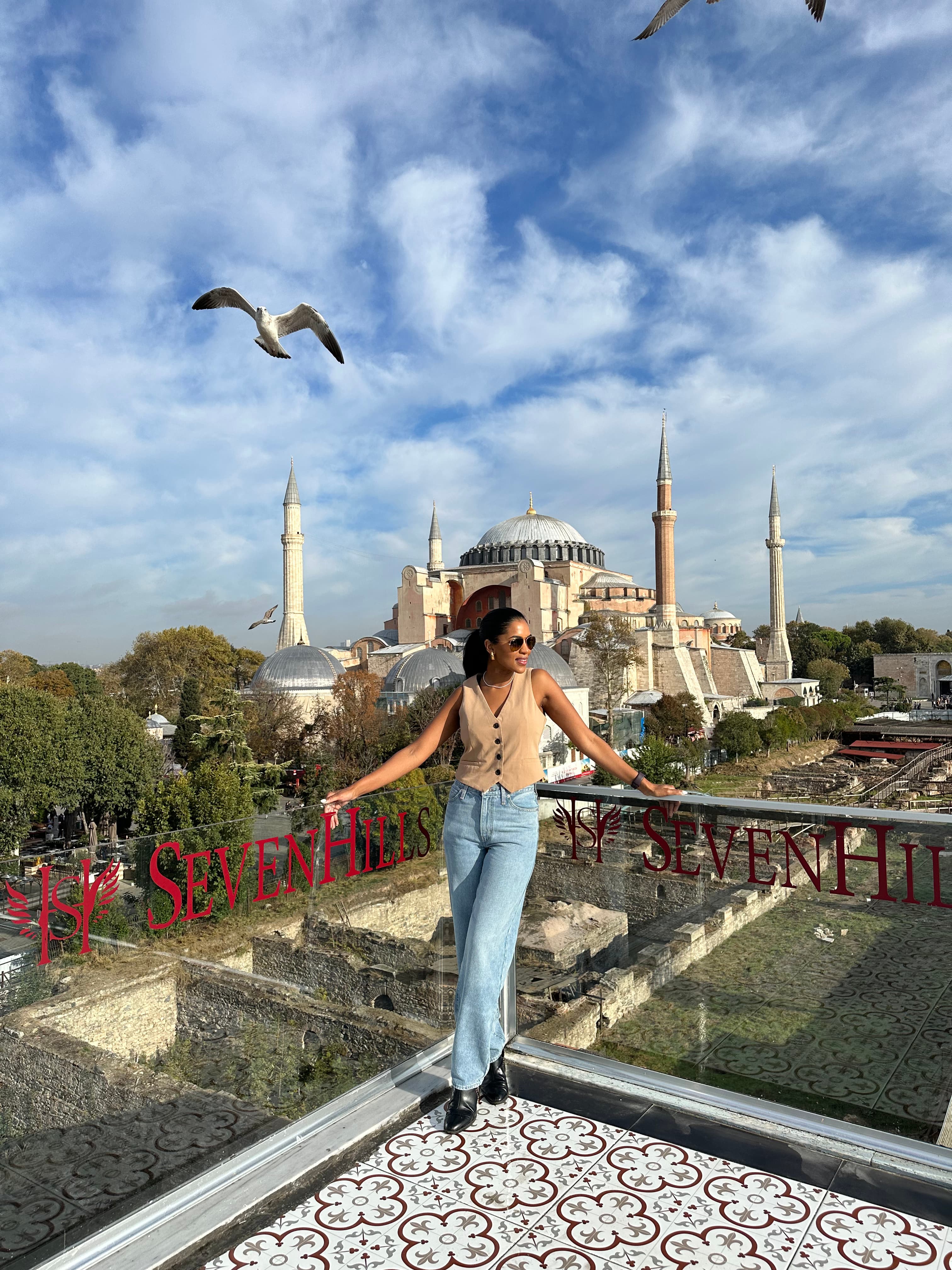 Jodie enjoying her trip