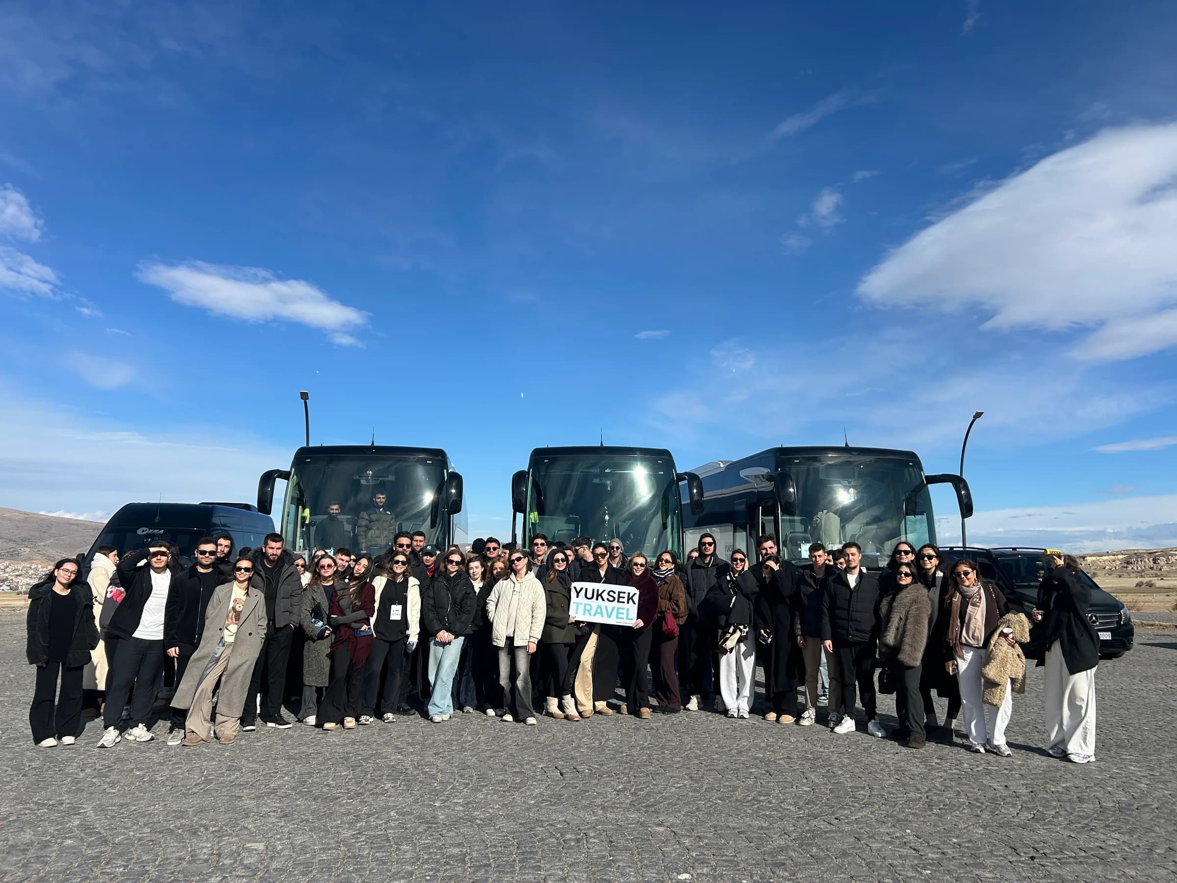 Yuksek Travel group traveling together